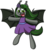 Size: 1776x1918 | Tagged: safe, artist:alittleofsomething, oc, oc only, oc:emerald notes, bat pony, pony, bipedal, clothes, dress, female, mare, open mouth, simple background, solo, transparent background