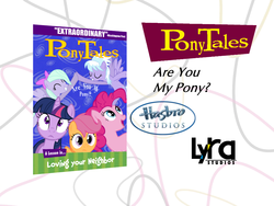 Size: 1022x768 | Tagged: artist needed, safe, edit, cloudchaser, flitter, pinkie pie, scootaloo, twilight sparkle, series:pony tales, g4, are you my pony, dvd, dvd cover, preview, veggietales