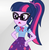 Size: 712x720 | Tagged: safe, screencap, sci-twi, twilight sparkle, equestria girls, equestria girls specials, g4, my little pony equestria girls: better together, my little pony equestria girls: rollercoaster of friendship, clothes, cropped, female, geode of telekinesis, glasses, ponytail, skirt, solo