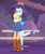 Size: 533x630 | Tagged: safe, screencap, applejack, rarity, equestria girls, equestria girls specials, g4, my little pony equestria girls: better together, my little pony equestria girls: rollercoaster of friendship, applejack's hat, belt, blushing, boots, clothes, cowboy boots, cowboy hat, cropped, denim skirt, dress, hat, high heels, hug, pencil skirt, raised leg, rarity peplum dress, shipping fuel, shoes, skirt, sleeveless, sleeveless dress, stetson