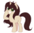 Size: 600x573 | Tagged: safe, artist:sinamuna, oc, oc only, oc:cinnamon fawn, pony, unicorn, blushing, brown hair, chest fluff, cute, fluffy, full body, green eyes, hazel eyes, horn, long hair, ponysona, redesign, reference, simple background, smiling, solo, transparent background, updated design