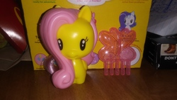 Size: 4160x2340 | Tagged: safe, fluttershy, rarity, g4, cutie mark crew, happy meal, irl, mc donald's toys, mcdonald's, mcdonald's happy meal toys, photo, toy
