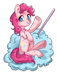 Size: 493x658 | Tagged: safe, artist:royal, pinkie pie, earth pony, pony, g4, female, mare, solo