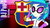 Size: 1280x720 | Tagged: safe, dj pon-3, vinyl scratch, equestria girls, g4, catalonia, catalunya, clothes, fc barcelona, glasses, gloves, headphones, senyera, st. george's cross, zipper