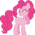 Size: 5614x5615 | Tagged: safe, artist:ace play, pinkie pie, earth pony, pony, g4, absurd resolution, female, giggling, simple background, solo, transparent background, vector