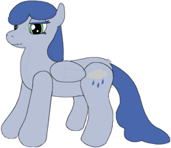 Size: 1658x1440 | Tagged: safe, artist:rainfast, oc, oc only, oc:raincloud drops, inflatable pony, pegasus, pony, inflatable, inflatable toy, simple background, transparent background