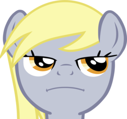 Size: 2255x2110 | Tagged: safe, derpy hooves, pony, g4, :c, female, frown, high res, sad face, simple background, solo, transparent background, vector