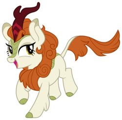 Size: 2232x2196 | Tagged: safe, artist:sonofaskywalker, autumn blaze, kirin, g4, sounds of silence, a kirin tale, female, high res, open mouth, simple background, solo, transparent background, vector