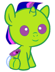 Size: 782x1022 | Tagged: safe, artist:damiranc1, oc, oc only, oc:viridi lux, changedling, changeling, changepony, hybrid, baby, base used, foal, interspecies offspring, offspring, parent:thorax, parent:twilight sparkle, parents:twirax, simple background, solo, white background