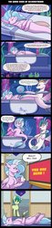 Size: 425x1878 | Tagged: safe, artist:its-taylor-made, queen novo, sandbar, silverstream, classical hippogriff, earth pony, hippogriff, pony, seapony (g4), my little pony: the movie, coffin, comic, controller, cute, dark comedy, fake death, female, flower, funeral, game over, lily (flower), literal minded, male, misunderstanding, mood whiplash, playing dead, question mark, sandabetes, seapony silverstream, silly, television, underwater, video game