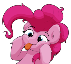 Size: 1500x1343 | Tagged: safe, artist:ljdamz1119, pinkie pie, earth pony, pony, g4, :p, female, mare, ponk, silly, silly pony, simple background, solo, tongue out, transparent background