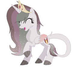 Size: 461x428 | Tagged: safe, artist:xpiankax, oc, oc only, oc:princess eris, dracony, hybrid, interspecies offspring, offspring, parent:dragon lord torch, parent:princess celestia, simple background, solo, transparent background
