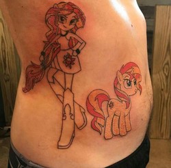 Size: 743x731 | Tagged: safe, sunset shimmer, human, pony, equestria girls, g4, human male, irl, male, photo, tattoo