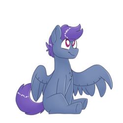 Size: 1000x1000 | Tagged: safe, artist:milkeal, oc, oc only, oc:windy dripper, pegasus, pony, male, simple background, solo, sticker, transparent background