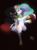 Size: 2850x3840 | Tagged: safe, artist:kittytitikitty, king sombra, princess celestia, alicorn, pony, unicorn, g4, bevor, clothes, crown, female, green tongue, high res, hoof shoes, jewelry, male, neck biting, peytral, regalia, ship:celestibra, shipping, shoes, sombra eyes, sombra's robe, straight, tiara, tongue out