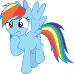 Size: 6000x6043 | Tagged: safe, artist:yetioner, rainbow dash, pegasus, pony, g4, the washouts (episode), .svg available, absurd resolution, female, flying, mare, raised hoof, simple background, solo, thinking, transparent background, vector