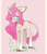 Size: 1856x2144 | Tagged: safe, artist:sweaty_peach, oc, oc only, oc:tarot, classical unicorn, pony, unicorn, blushing, curved horn, digital art, ear piercing, female, floppy ears, freckles, horn, leonine tail, long mane, long tail, looking down, mare, palomino, piercing, pink mane, shy, simple background, solo, unshorn fetlocks