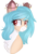 Size: 2048x3000 | Tagged: safe, artist:cinnamontee, oc, oc only, oc:bambi eyes, pony, bust, female, mare, portrait, simple background, solo, transparent background