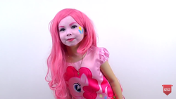 Size: 1280x720 | Tagged: safe, pinkie pie, human, g4, clothes, cosplay, costume, irl, irl human, photo