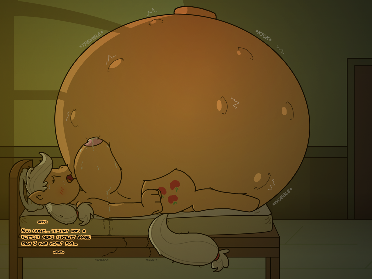 1844640 - questionable, artist:goodie-bag, derpibooru exclusive, applejack...