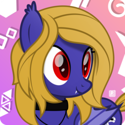 Size: 3208x3208 | Tagged: safe, artist:potato22, oc, oc only, oc:butter cream, pony, abstract background, high res, solo