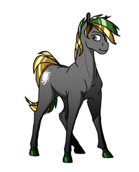 Size: 1280x1586 | Tagged: safe, artist:akweer, oc, oc only, oc:deep sky, earth pony, pony, solo