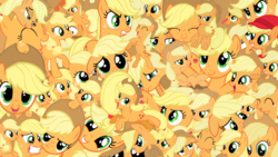 Size: 1920x1080 | Tagged: safe, applejack, g4, too many ponies, wallpaper