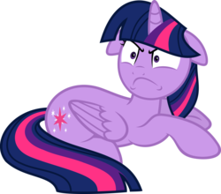 Size: 4500x3967 | Tagged: safe, artist:slb94, twilight sparkle, alicorn, pony, a matter of principals, :c, >:c, female, floppy ears, frown, grumpy, madorable, simple background, solo, transparent background, twilight sparkle (alicorn), twilight sparkle is not amused, unamused, vector