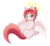 Size: 1266x1164 | Tagged: safe, artist:dusthiel, oc, oc only, oc:kira ametrine, angel, pegasus, pony, chest fluff, cute, female, frog (hoof), halo, looking at you, mare, red mane, red tail, simple background, solo, transparent background, underhoof