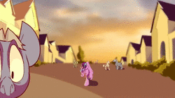 Size: 1280x720 | Tagged: safe, artist:pinkietoons, starlight glimmer, pony, unicorn, g4, the cutie map, animated, equal cutie mark, female, frame by frame, in our town, singing, sound, webm