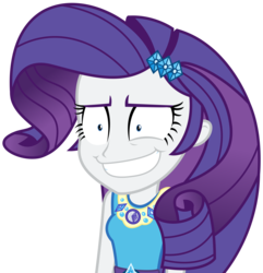 Size: 3947x4091 | Tagged: safe, artist:sketchmcreations, rarity, equestria girls, equestria girls specials, g4, my little pony equestria girls: better together, my little pony equestria girls: rollercoaster of friendship, annoyed, faic, female, geode of shielding, gritted teeth, magical geodes, shrunken pupils, simple background, solo, transparent background, vector