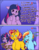 Size: 1280x1656 | Tagged: safe, artist:nichroniclesvsart, rainbow dash, sci-twi, sunset shimmer, twilight sparkle, alicorn, pegasus, pony, unicorn, series:princess sciset, equestria girls, g4, alternate hairstyle, camera shot, equestria girls ponified, human pony dash, implied lesbian, ponified, recording, sci-twilicorn, short hair rainbow dash, twilight sparkle (alicorn), twolight, unicorn twilight