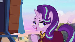 Size: 1280x720 | Tagged: safe, screencap, starlight glimmer, pony, unicorn, g4, road to friendship, clothes, female, mare, robe, solo