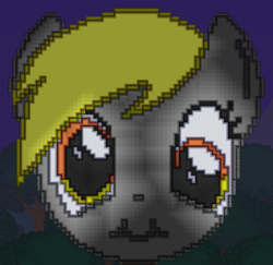 Size: 1072x1040 | Tagged: safe, derpy hooves, g4, pixel art, terraria