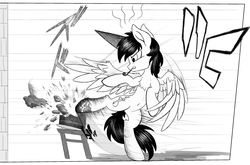 Size: 3032x2000 | Tagged: safe, artist:atlas-66, oc, oc:atlas66, pegasus, pony, cake, food, high res, manga