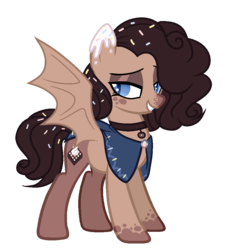 Size: 870x962 | Tagged: safe, artist:mintoria, oc, oc only, oc:haylee, bat pony, pony, female, mare, simple background, solo, transparent background