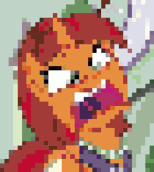 Size: 600x669 | Tagged: safe, screencap, stellar flare, pony, g4, the parent map, female, gif, low quality, non-animated gif, solo