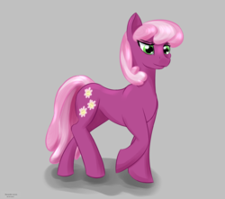 Size: 2440x2160 | Tagged: safe, artist:renarde-louve, cheerilee, earth pony, pony, g4, female, gray background, high res, mare, simple background, solo