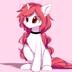 Size: 1500x1500 | Tagged: safe, artist:heddopen, oc, oc only, pony, unicorn, cute, female, mare, simple background, solo