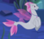 Size: 275x242 | Tagged: safe, screencap, flush typhoon, pony, seapony (g4), g4, surf and/or turf, background sea pony, cropped, jewelry, male, necklace, smiling, solo, stallion, underwater