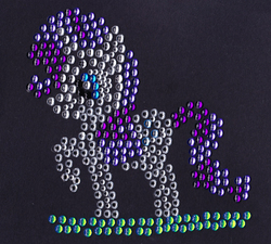 Size: 2367x2129 | Tagged: safe, artist:malte279, rarity, g4, glitter stones, high res, kitschy, mosaic