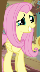 Size: 324x576 | Tagged: safe, screencap, fluttershy, pegasus, pony, g4, keep calm and flutter on, cropped, female, mare, solo