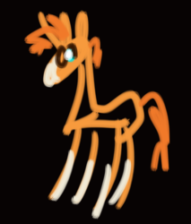 Size: 623x730 | Tagged: safe, artist:saby, derpibooru exclusive, sunburst, pony, g4, 30 seconds in ms paint, 5 second challenge, five seconds or less, gesture, limited palette, male, minimalist, modern art, simple background, solo, stickmare