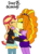 Size: 1800x2451 | Tagged: safe, artist:ktd1993, adagio dazzle, sunset shimmer, equestria girls, g4, 30 day otp challenge, clothes, duo, eyes closed, female, jacket, kiss on the lips, kissing, leather jacket, lesbian, ship:sunsagio, shipping, simple background, transparent background