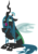 Size: 2203x3131 | Tagged: safe, artist:sketchmcreations, ocellus, queen chrysalis, changeling, changeling queen, g4, what lies beneath, crown, cute, cutealis, diaocelles, disguise, disguised changeling, distraught, female, freaking out, high res, jewelry, out of context, queen chrysellus, raised hoof, regalia, scared, screaming, simple background, sitting, solo, transparent background, vector, why