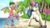 Size: 3840x2160 | Tagged: safe, artist:ohemo, shining armor, spike, dragon, pony, unicorn, g4, beach, clothes, duo, duo male, hawaiian shirt, high res, island, levitation, magic, male, metal detector, ocean, older, older spike, ring, sand, shirt, stallion, summer, sunglasses, telekinesis, tree, unshorn fetlocks, winged spike, wings