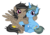 Size: 1292x906 | Tagged: safe, artist:cornerverse, oc, oc only, oc:courage, oc:key finder, pegasus, pony, unicorn, fame and misfortune, g4, base used, female, flawless, lesbian, magical lesbian spawn, mare, oc x oc, offspring, offspring shipping, parent:daring do, parent:doctor caballeron, parent:marble pie, parent:minuette, parents:daballeron, shipping, simple background, spread wings, transparent background, wings