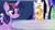 Size: 1912x1068 | Tagged: safe, screencap, applejack, cranky doodle donkey, lemon hearts, minty bubblegum, raspberry vinaigrette, rockhoof, sea swirl, seafoam, sleeping willow, spike, twilight sparkle, alicorn, dragon, pony, a rockhoof and a hard place, animated, background pony, blushing, embarrassed, gross, nasty, newspaper, nickelodeon, post office, shivering, sound, twilight sparkle (alicorn), webm, winged spike, you know for kids