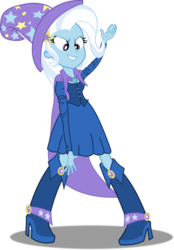 Size: 1115x1600 | Tagged: safe, alternate version, artist:seahawk270, trixie, equestria girls, g4, my little pony equestria girls: rainbow rocks, clothes, female, simple background, solo, transparent background, vector