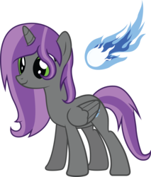Size: 2729x3204 | Tagged: safe, artist:duskthebatpack, oc, oc only, oc:astral wind, alicorn, pony, alicorn oc, female, folded wings, high res, horn, mare, simple background, smiling, solo, standing, transparent background, vector, wings